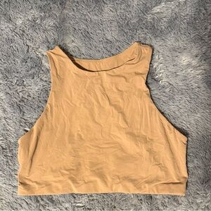 SKIMS Tan high neck bralette